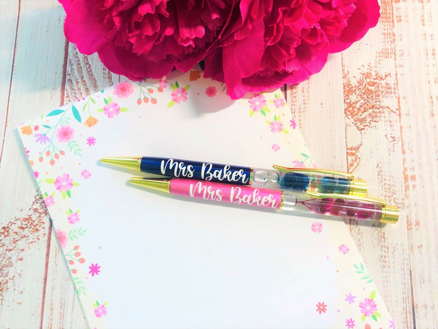 Personalised Flower Pen
