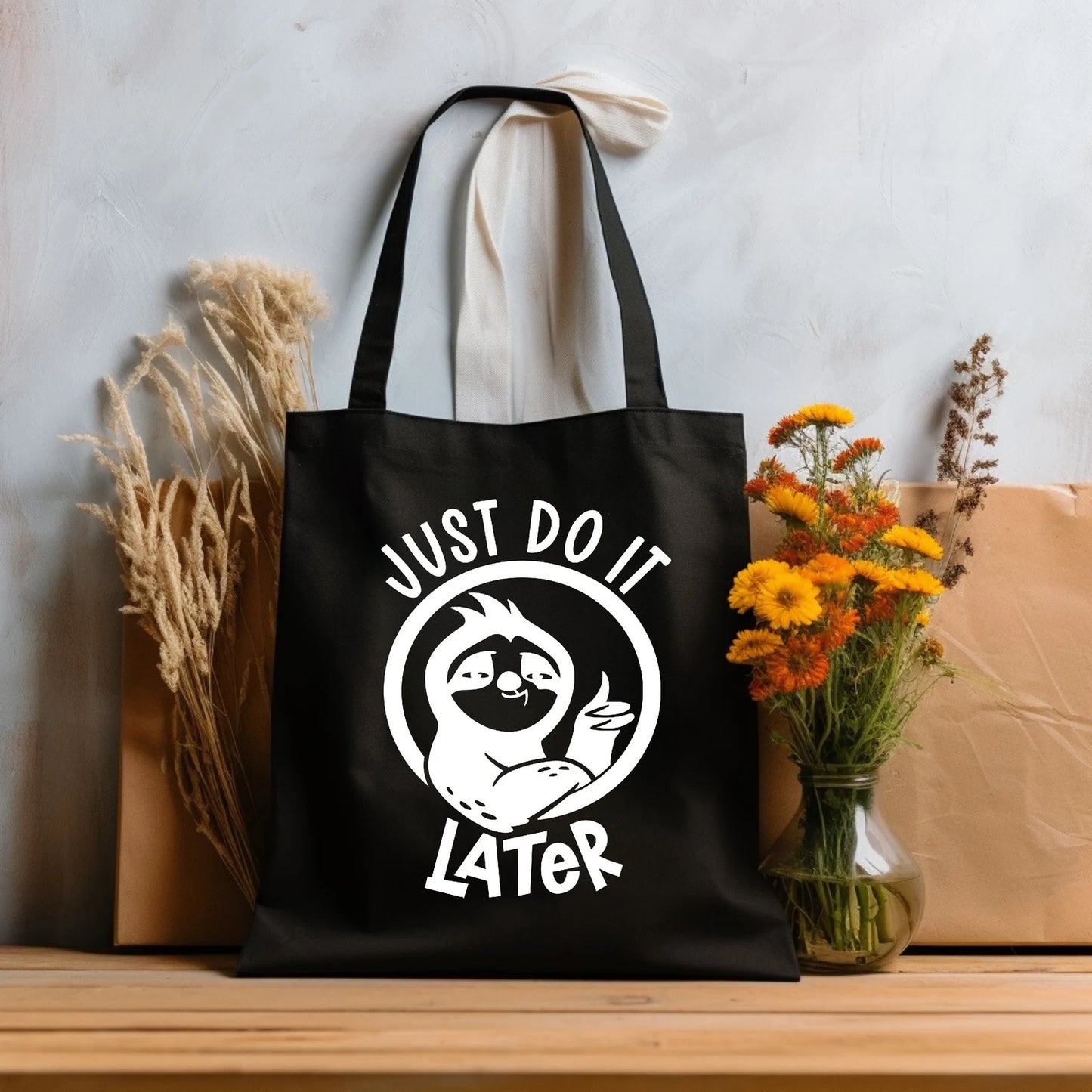 Funny Sloth Tote Bag