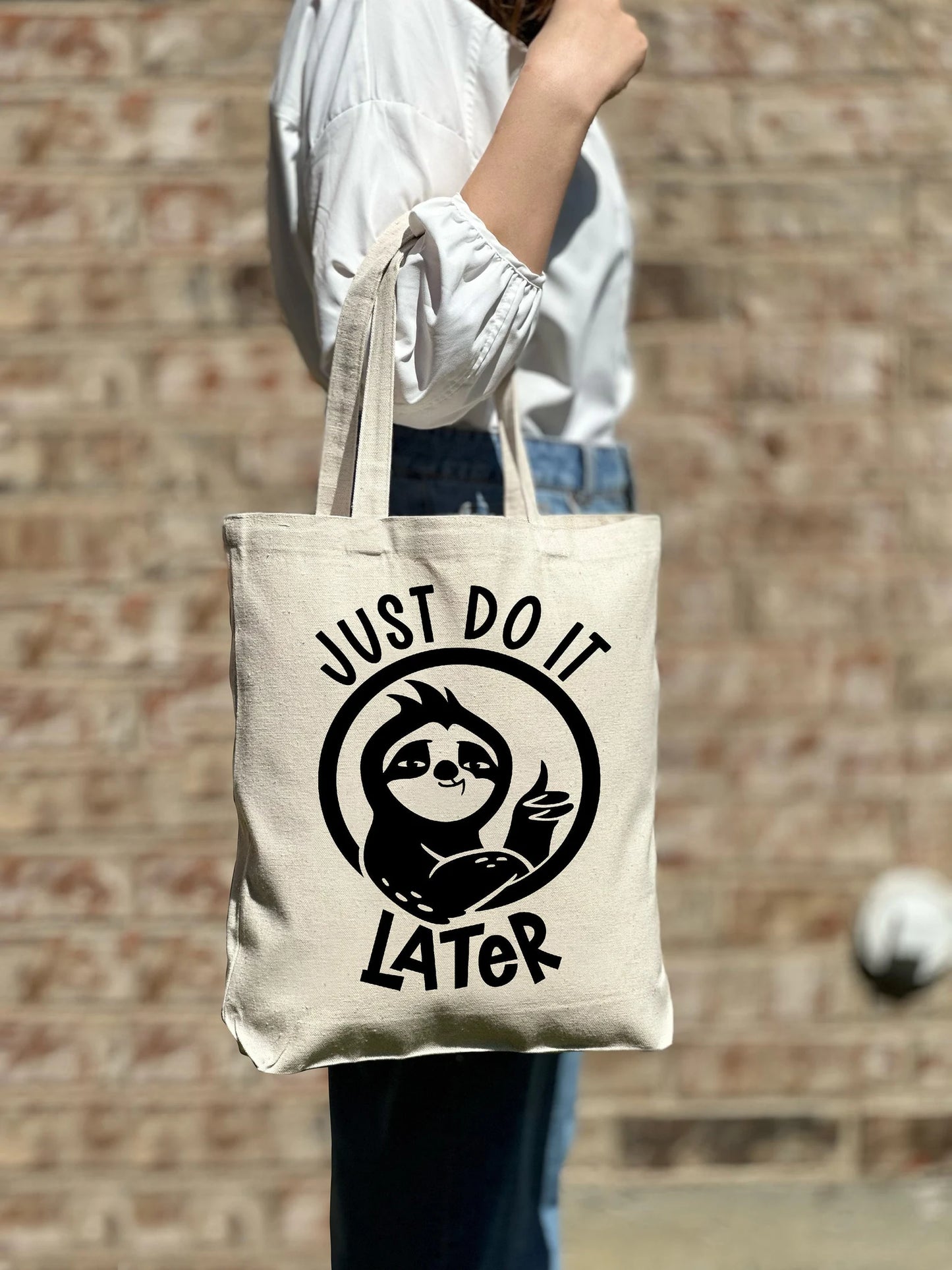 Funny Sloth Tote Bag