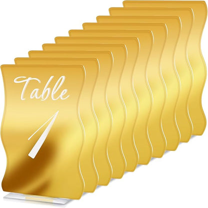 Gold Table Numbers