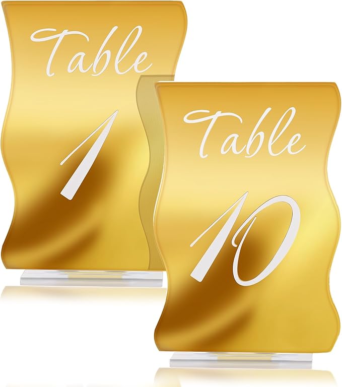 Gold Table Numbers