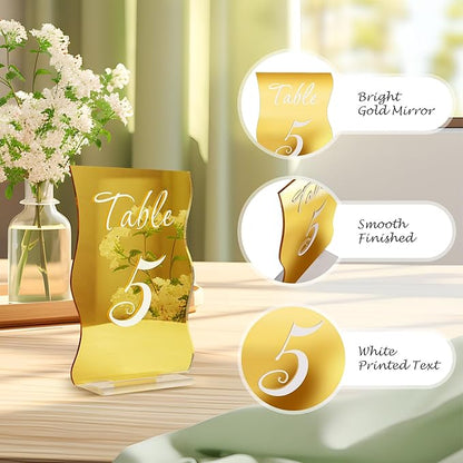 Gold Table Numbers