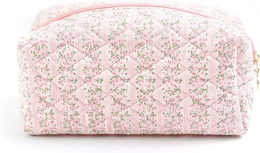 Quilted Cosmetic Bag