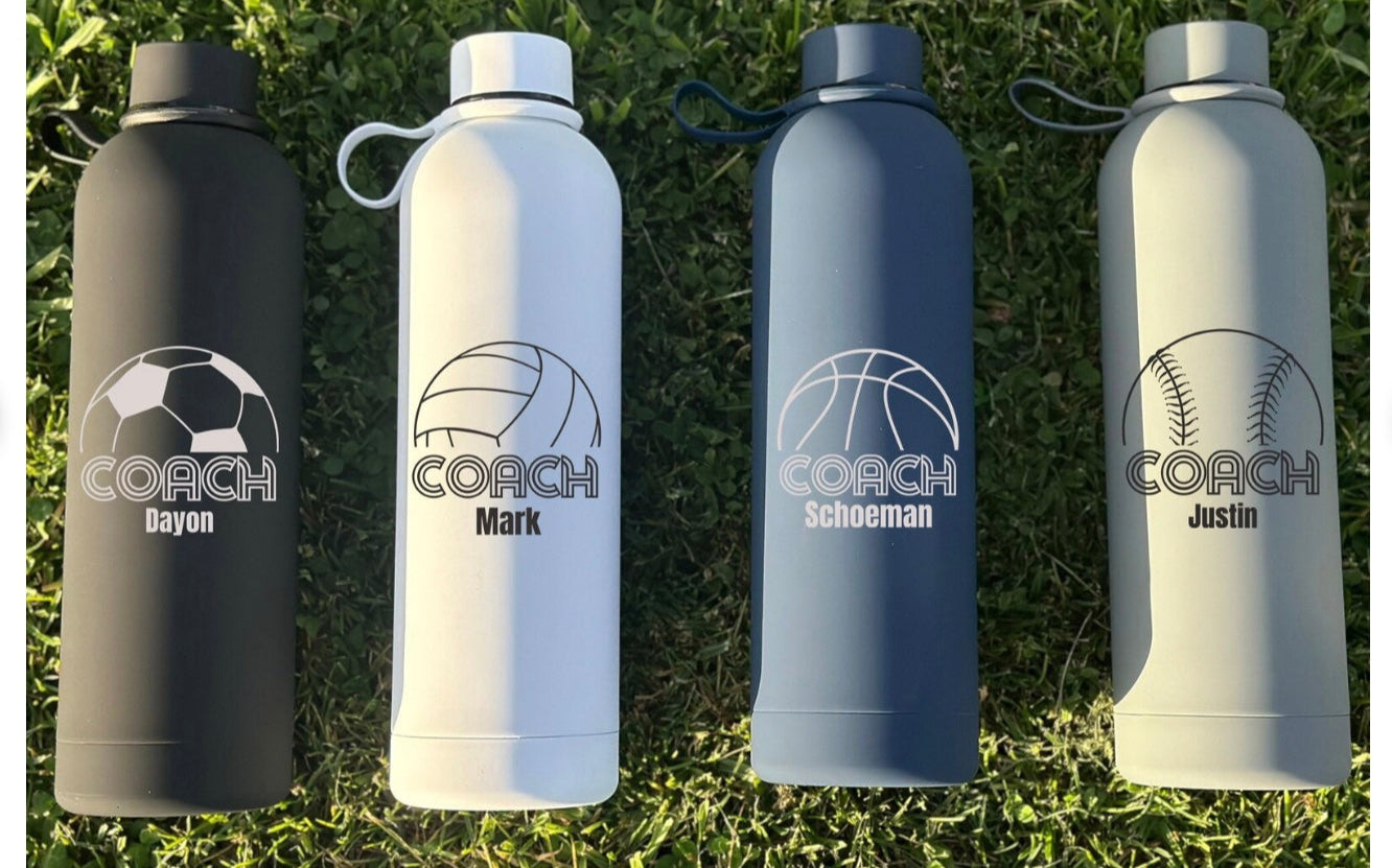 Custom Engraved Coach Bottle