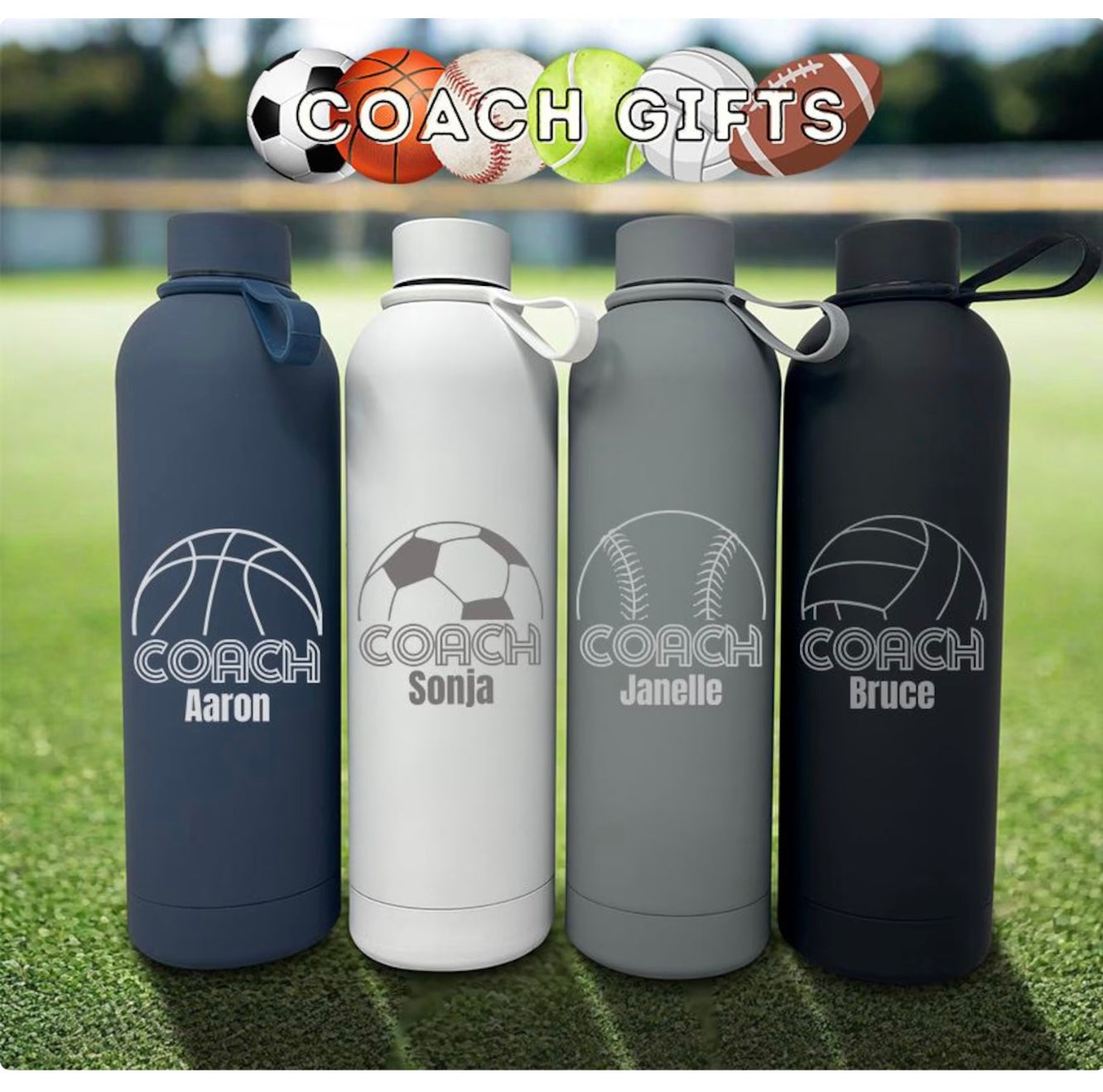 Custom Engraved Coach Bottle