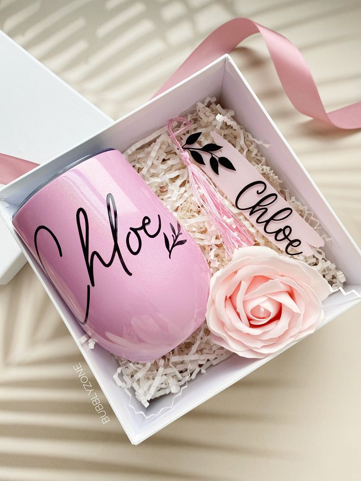 Personalised Pink Birthday Gift