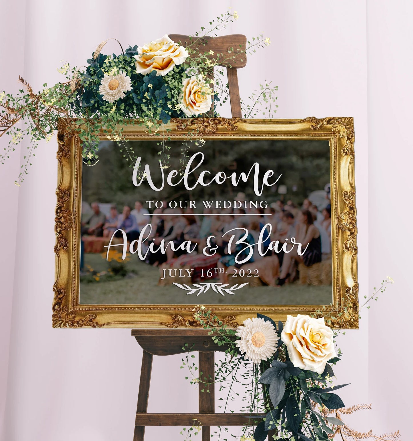 Welcome to Our Wedding Custom Vinyl Decal Sticker