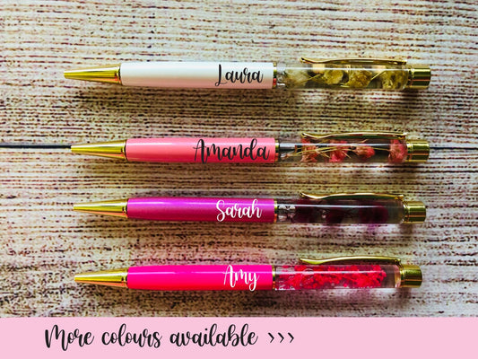 Personalised Flower Pen