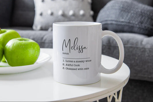 Personalised Name definition mug