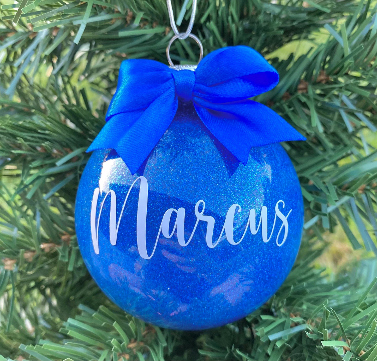 Personalised Glitter Bauble