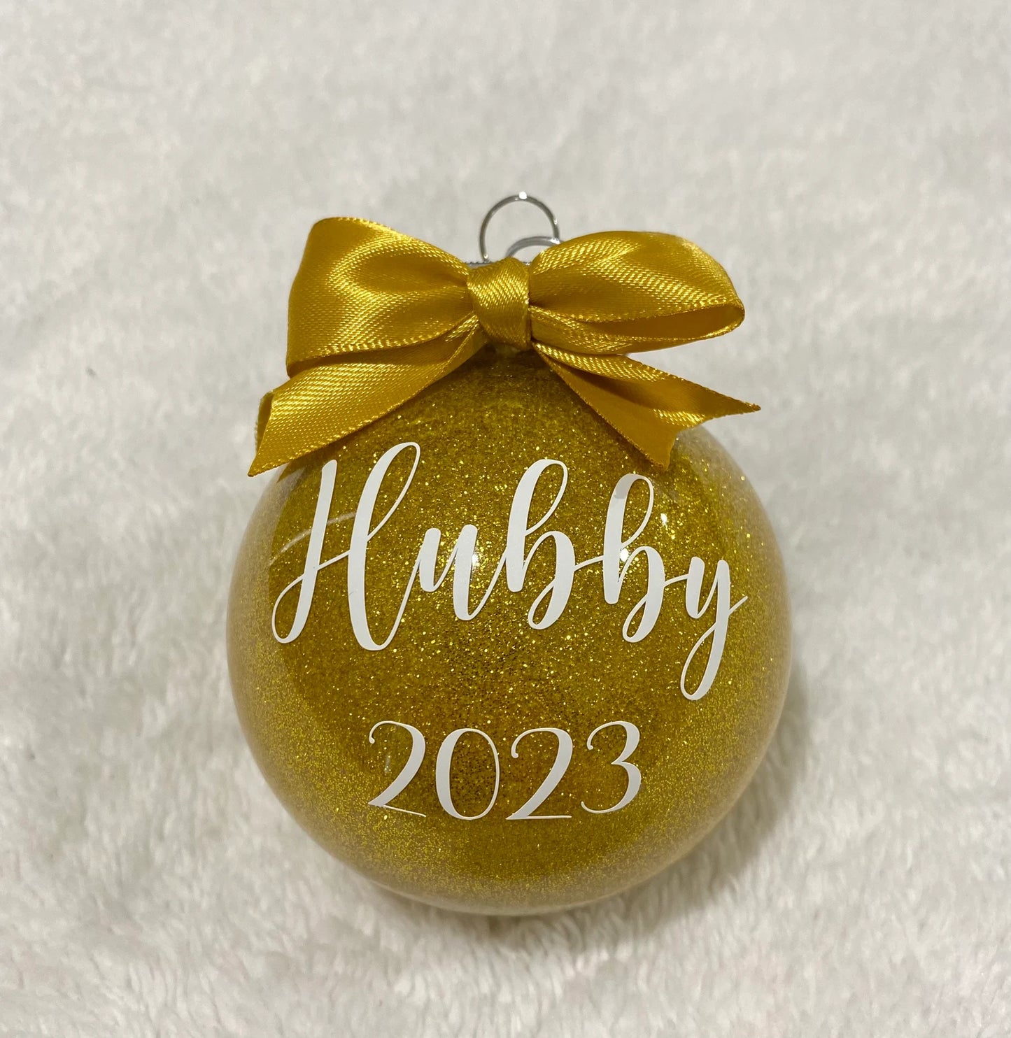 Personalised Glitter Bauble