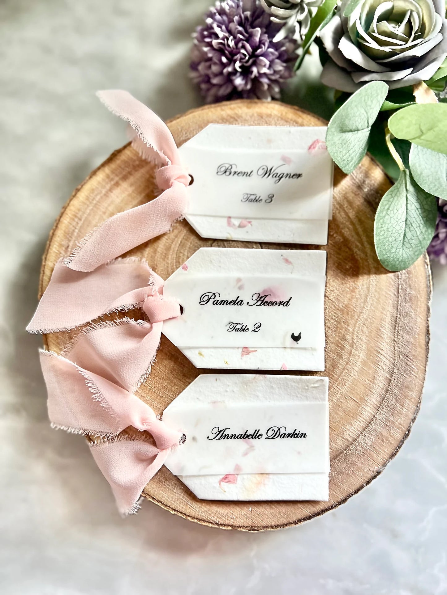 Flower Seed Paper Place Card