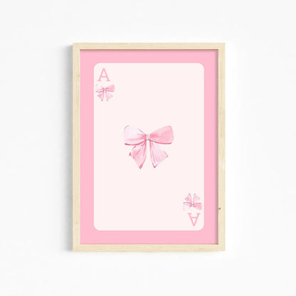 Trendy Pink Bows Wall Art Set of 3