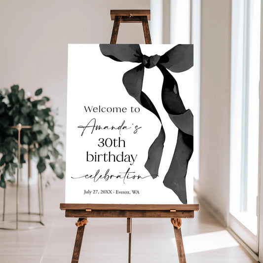 Birthday Welcome Sign