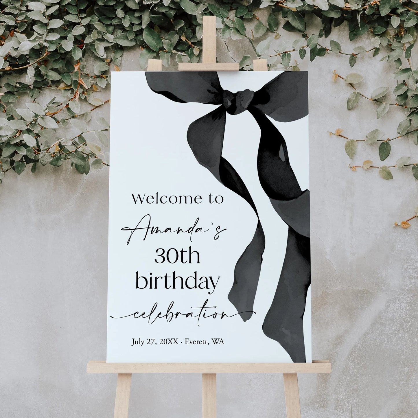 Birthday Welcome Sign