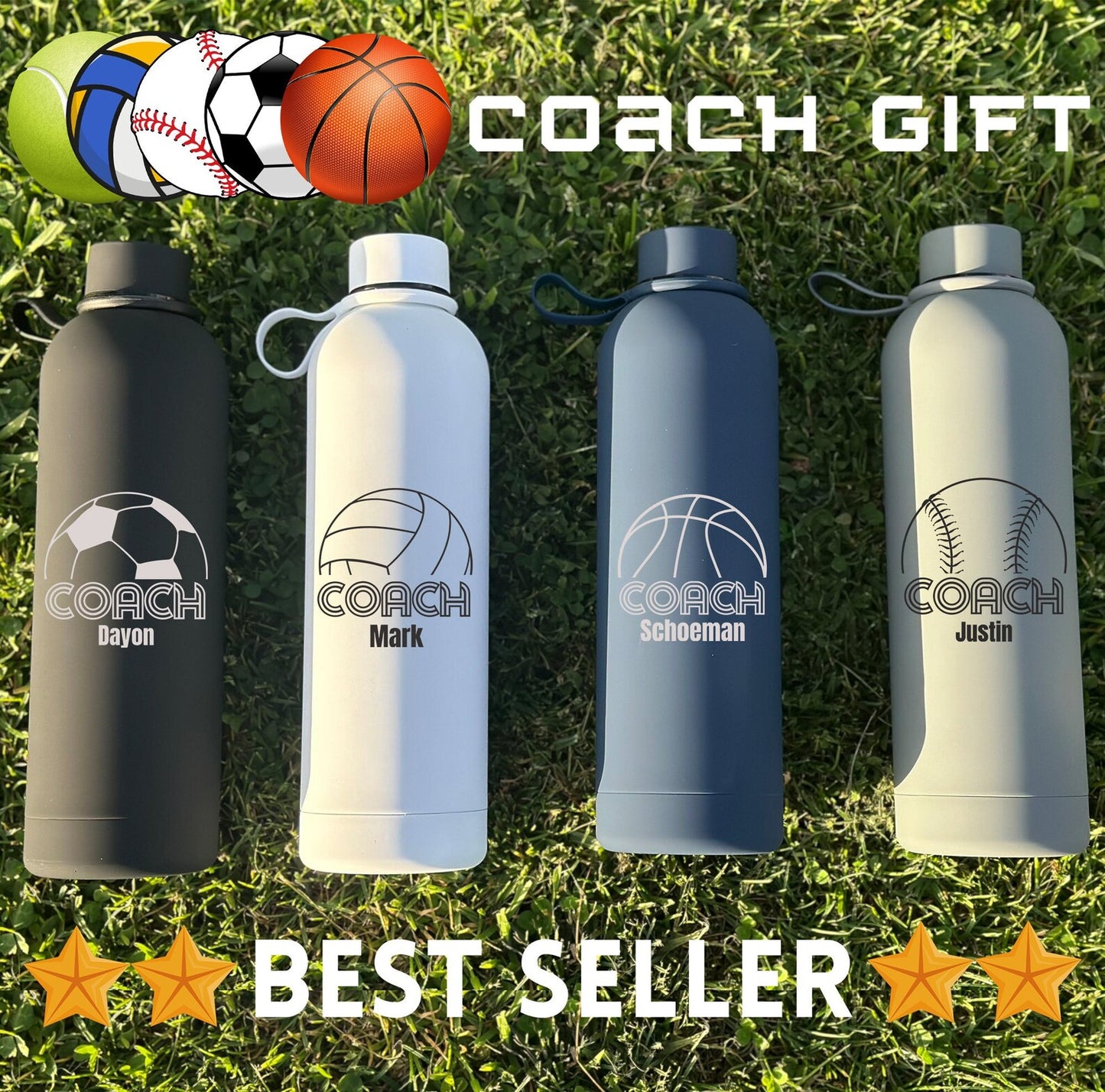 Custom Engraved Coach Bottle