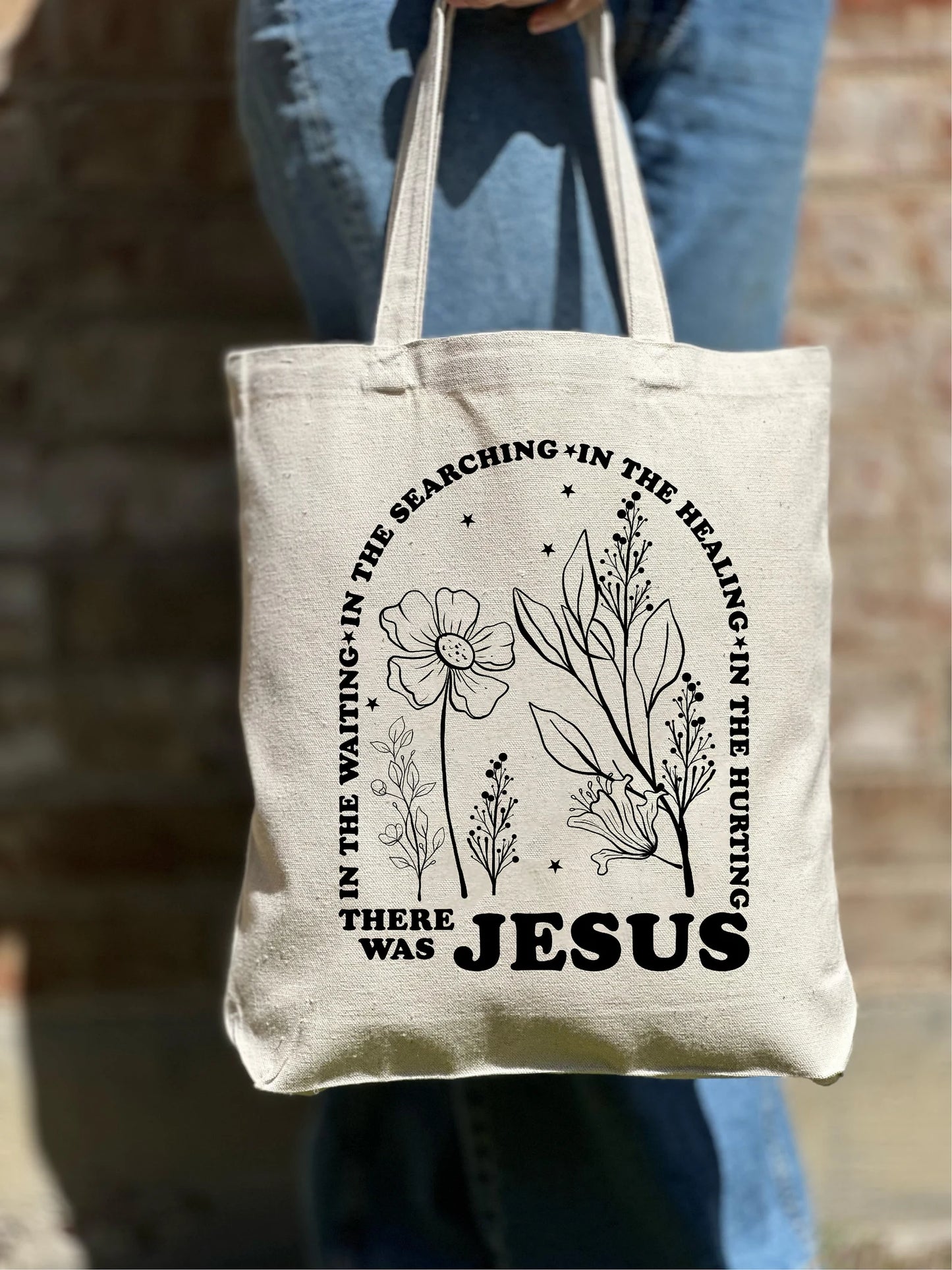 There was Jesus Tote Bag