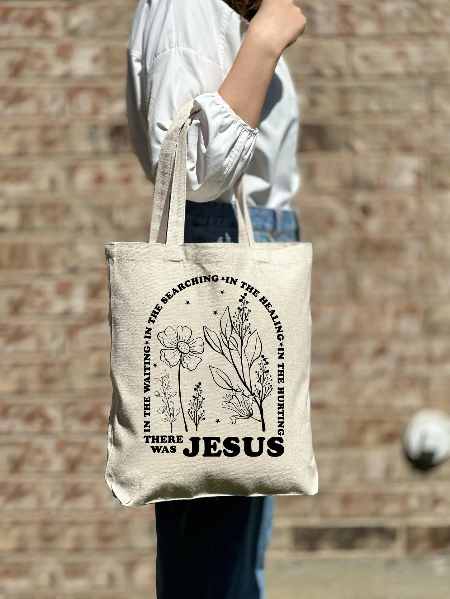 There was Jesus Tote Bag