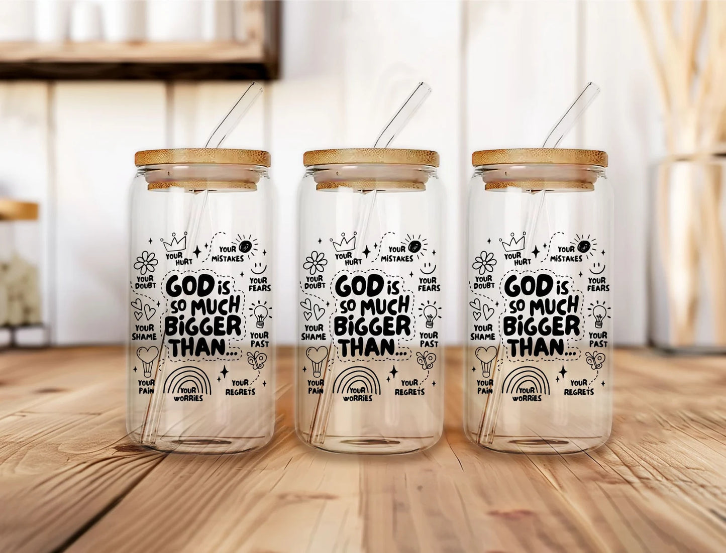 God is Much Bigger Than Religious Glass Can