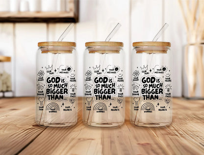 God is Much Bigger Than Religious Glass Can