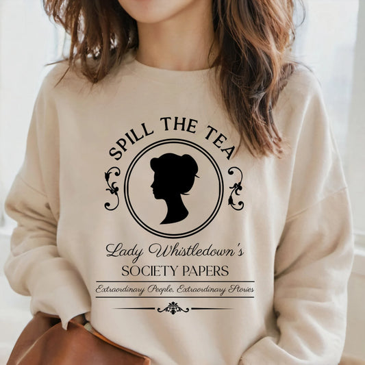 Papers Spill the Tea crewneck