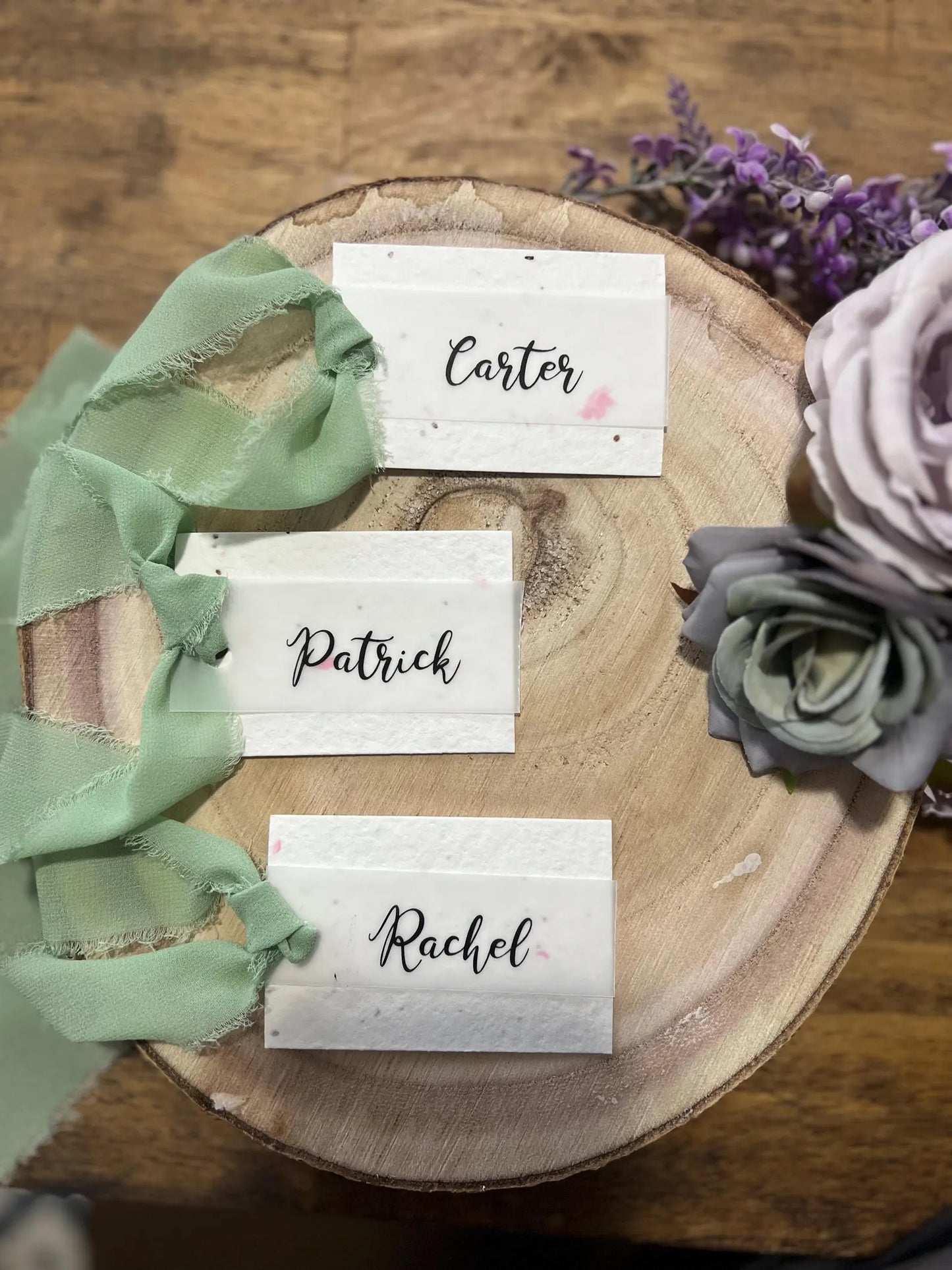 Flower Seed Paper Place Card