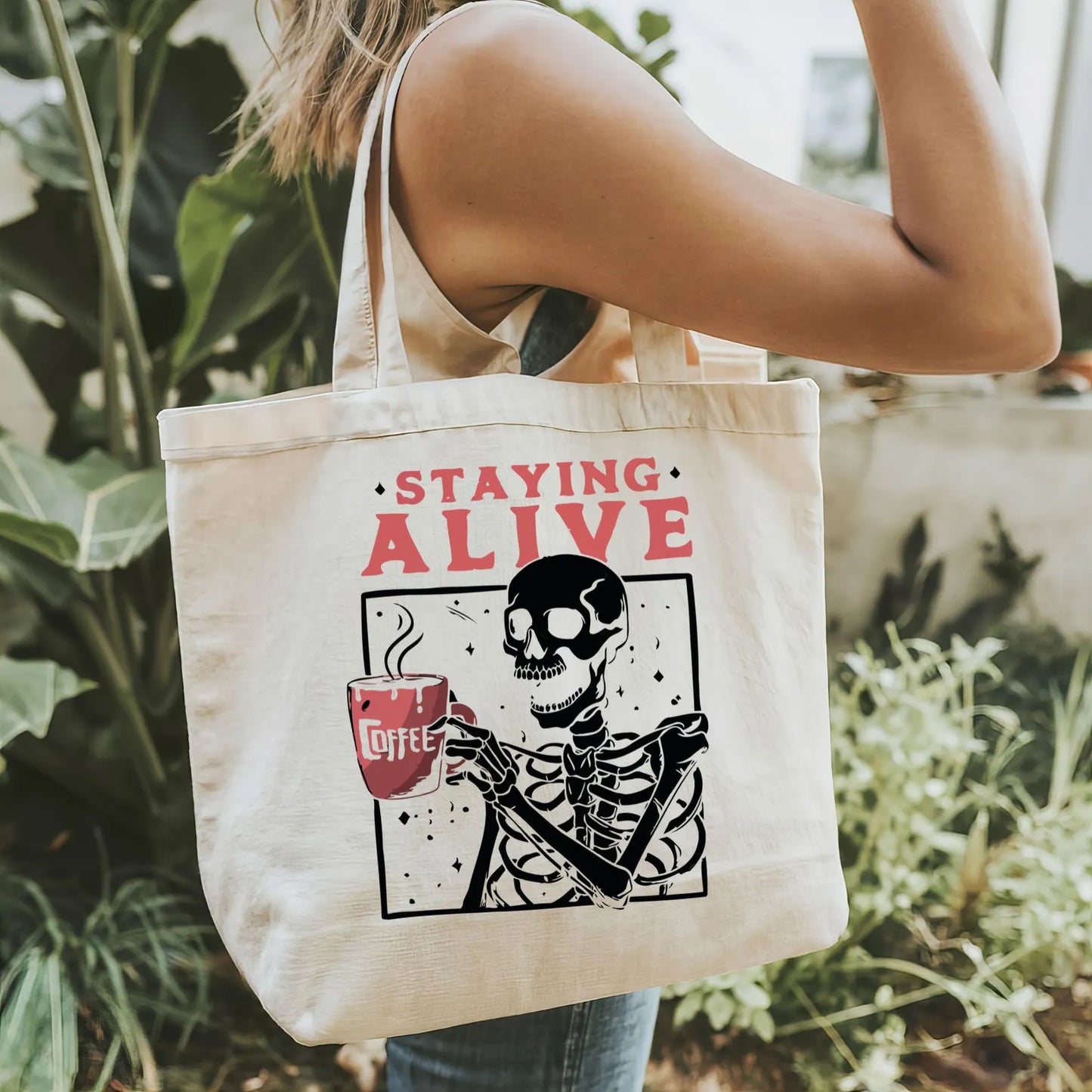 Staying Alive Tote Bag