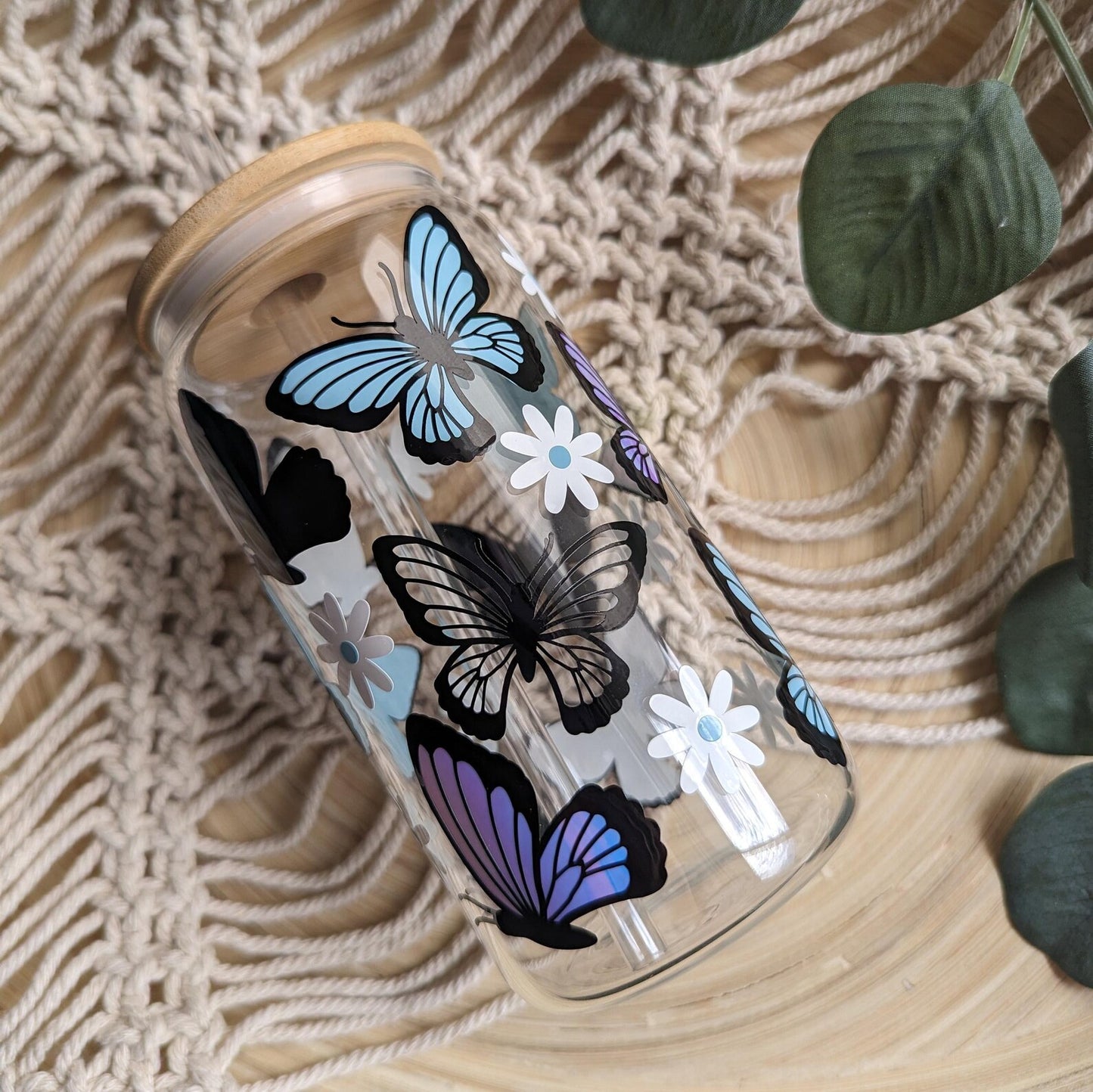 Butterfly Dreams Glass Mug