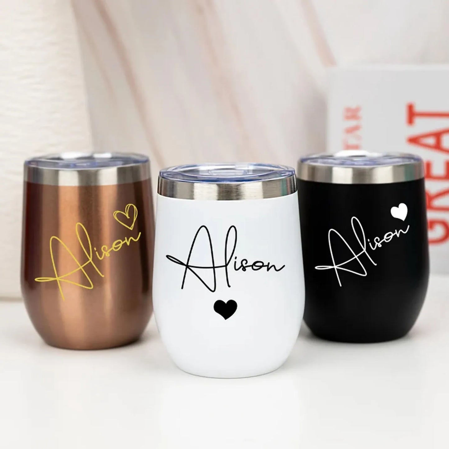 Personalised Wine Tumbler