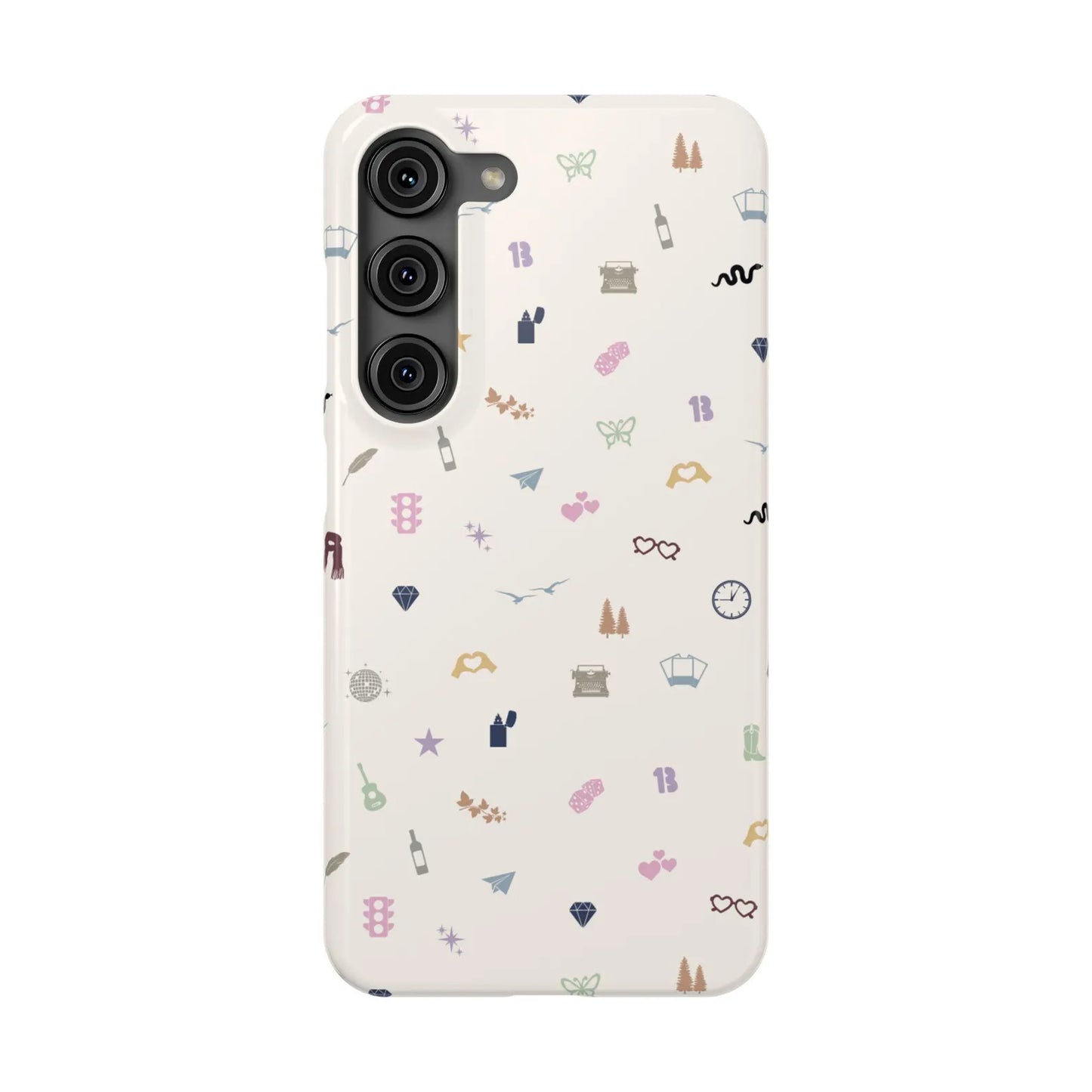 TS Eras Symbols Silicone Phone Case