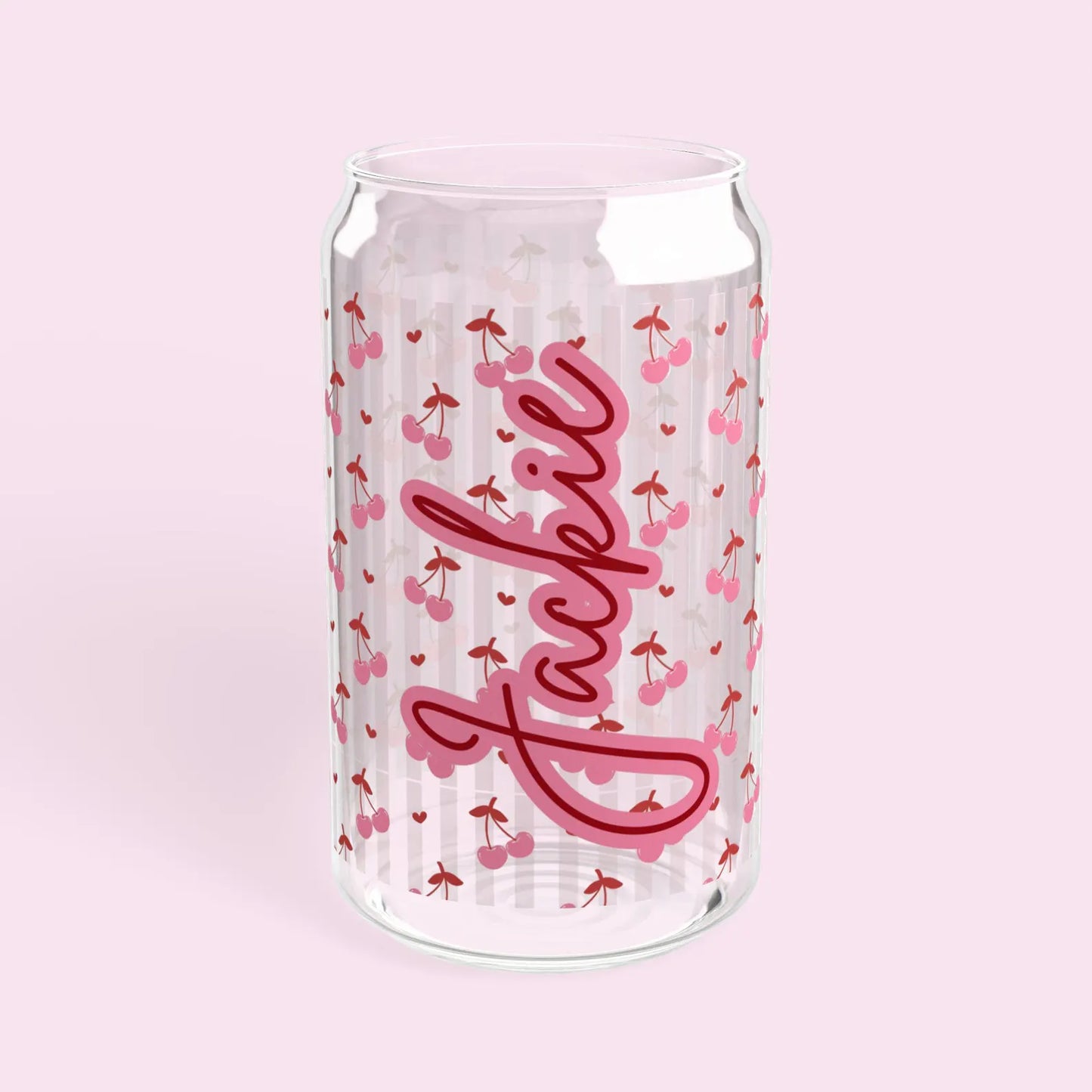 Coquette Bow Cherry Iced Coffee Mug