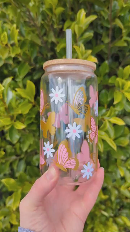 Butterfly Dreams Glass Mug